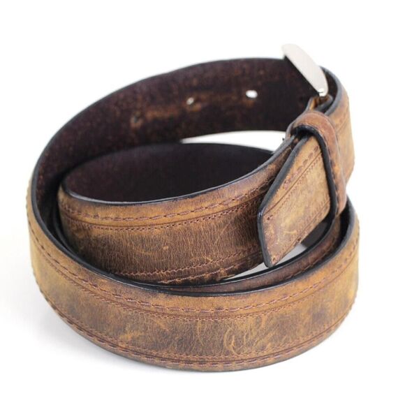 Nautica BROWN GENUINE LEATHER 1 1/4"Wd CASUAL DRESS MEN'S BELT Sz 40 (F82 - Picture 5 of 13